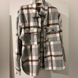 Oversized flannel jacket XL